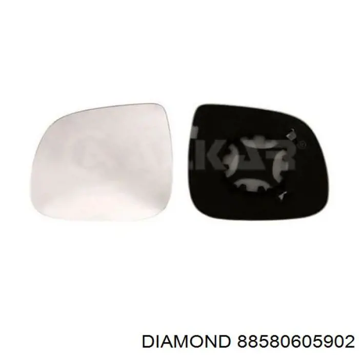 88580605902 Diamond/DPA накладка дзеркала заднього виду, права