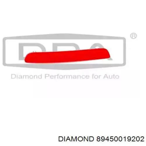 Купити 89450019202 Diamond/DPA Лівий відбивач заднього бампера