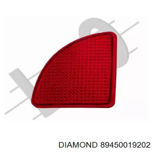 Купити 89450019202 Diamond/DPA Лівий відбивач заднього бампера
