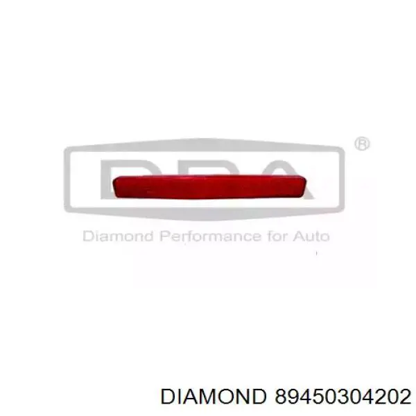 89450304202 Diamond/DPA Правий катафот бампера