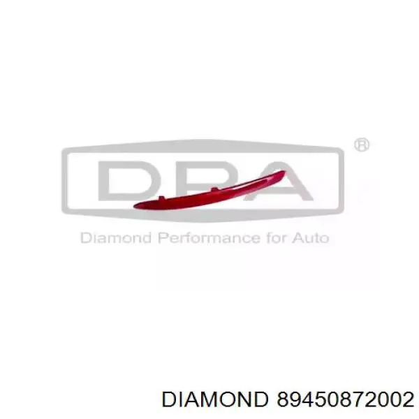 Купити 89450872002 Diamond/DPA Лівий відбивач заднього бампера