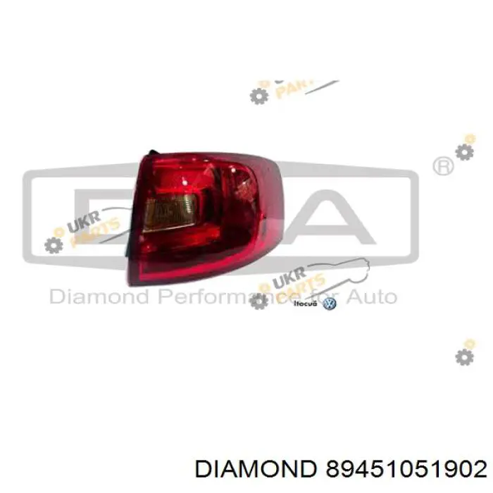 89451051902 Diamond/DPA Задній правий зовнішній ліхтар