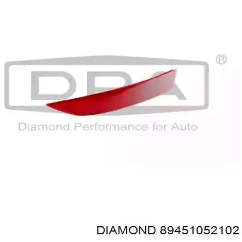 Купити 89451052102 Diamond/DPA Відбивач бампера заднього правий