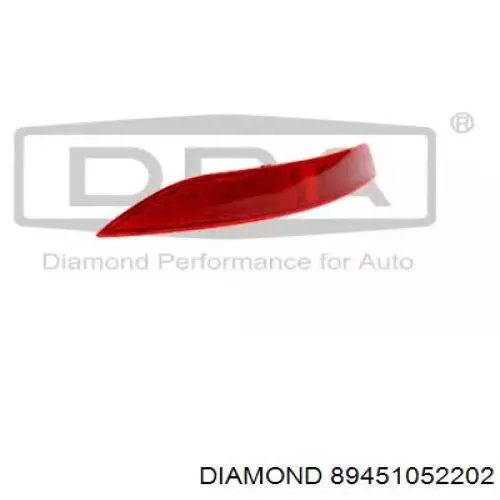 Лівий катафот заднього бампера Diamond/DPA 89451052202 ціна, від 7.20 USD