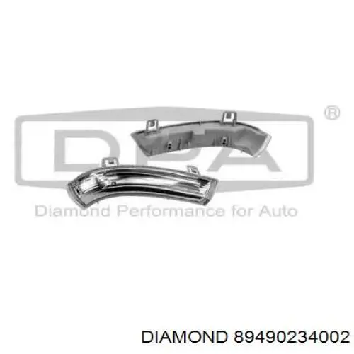 Покажчик повороту дзеркала, правий Diamond/DPA 89490234002 ціна, від 9.22 USD
