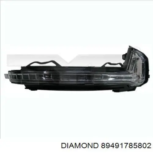 Купити 89491785802 Diamond/DPA Покажчик повороту дзеркала, лівий