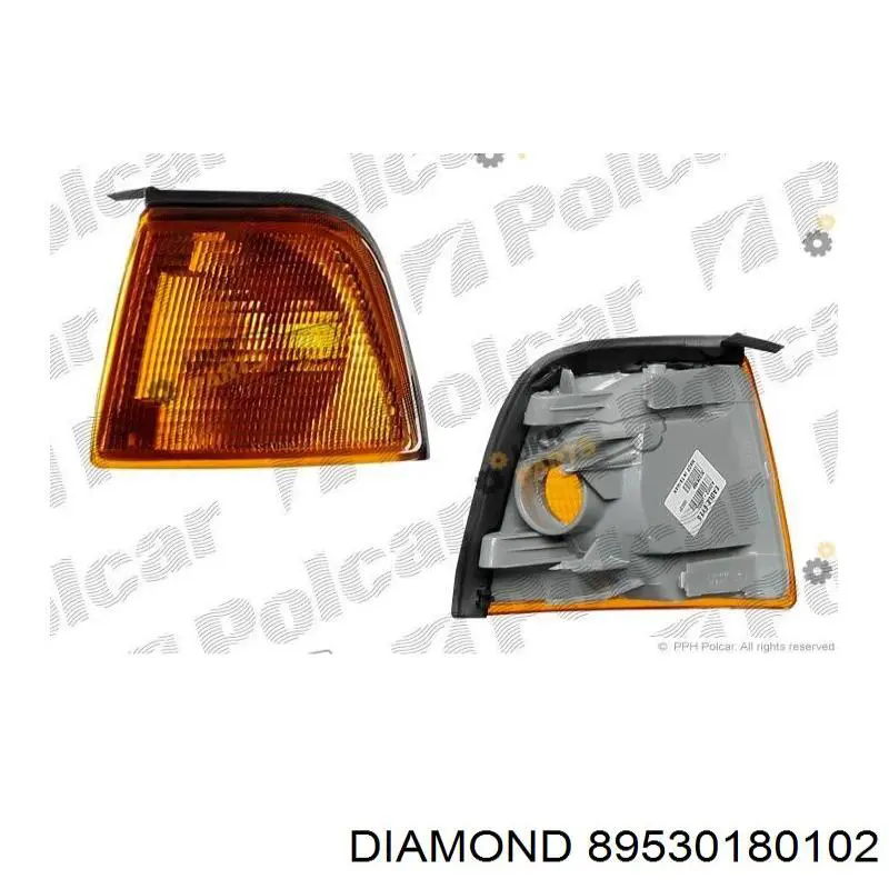 Правий покажчик повороту - лампа Diamond/DPA 89530180102 ціна, від 6.36 USD
