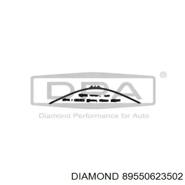 Щітка-двірник лобового скла, водійська Diamond/DPA 89550623502 ціна, від 15.62 USD