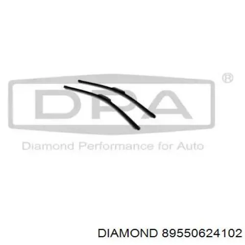 Щітка-двірник лобового скла, водійська Diamond/DPA 89550624102 ціна, від 15.21 USD