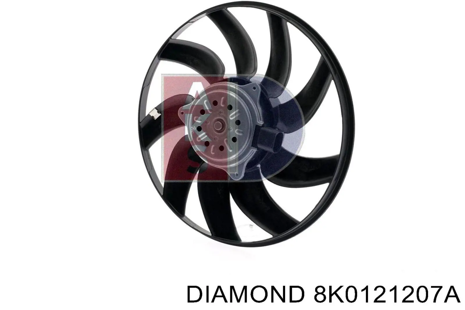 Дифузор (кожух) радіатора охолодження Diamond/DPA 8K0121207A ціна, від 33.97 USD