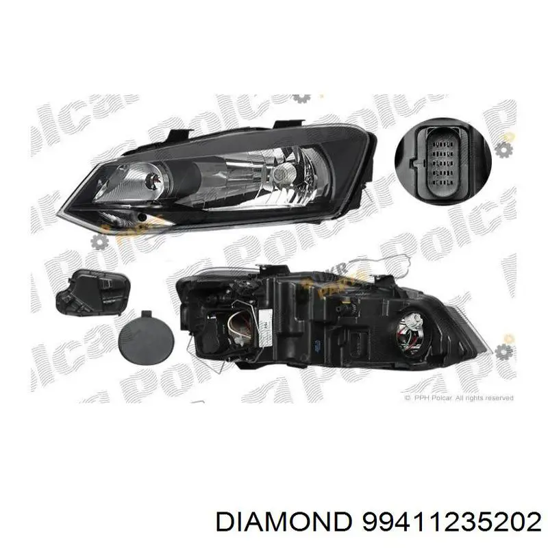 Фара правая VALEO 44082 ціна, від 76.86 USD