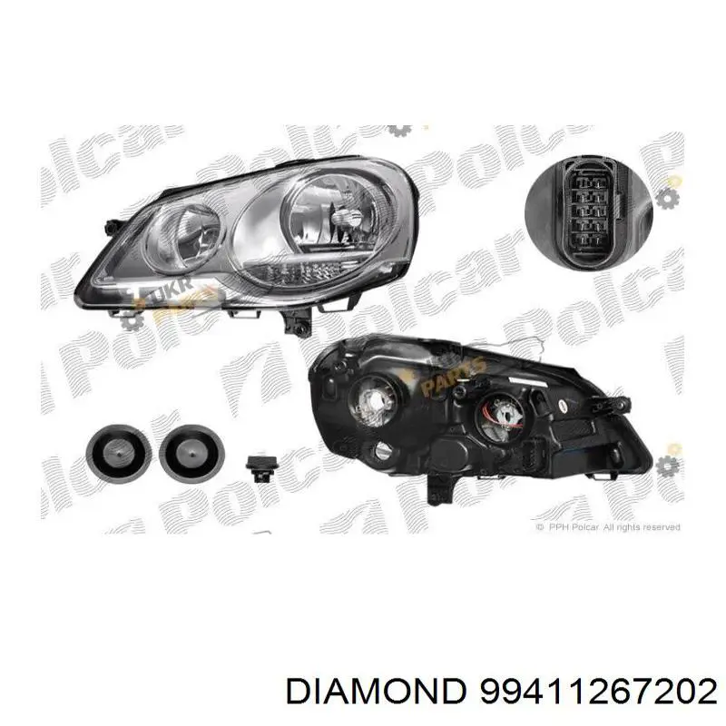 Фара правая Diamond/DPA 99411267202 ціна, від 89.03 USD