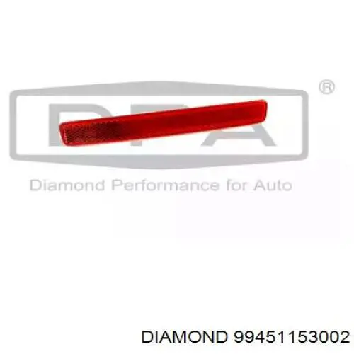 Правий відбивач бампера Diamond/DPA 99451153002 ціна, від 6.73 USD