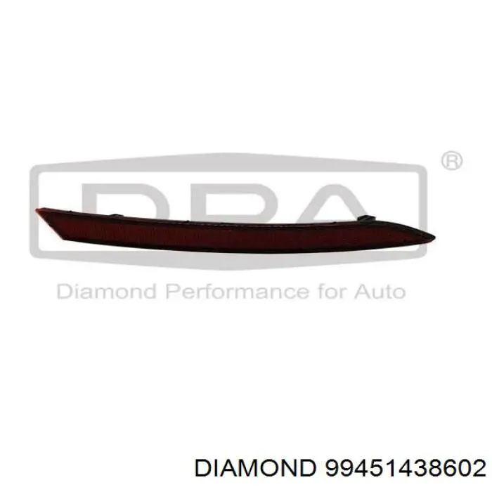 99451438602 Diamond/DPA Лівий катафот бампера