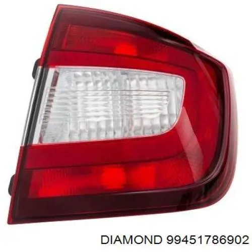 99451786902 Diamond/DPA Ліхтар заднього бампера, лівий