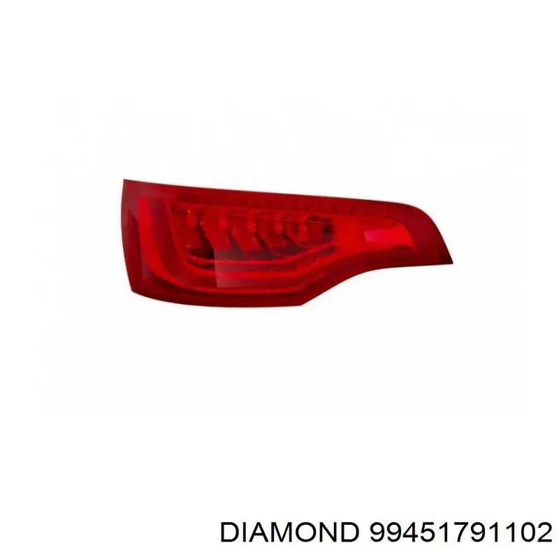 Ліхтар задній лівий Diamond/DPA 99451791102 ціна, від 221.26 USD