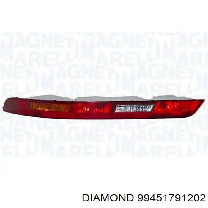 Ліхтар заднього бампера, правий Diamond/DPA 99451791202 ціна, від 54.07 USD