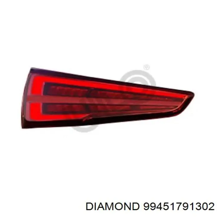 99451791302 Diamond/DPA Ліхтар заднього бампера, лівий