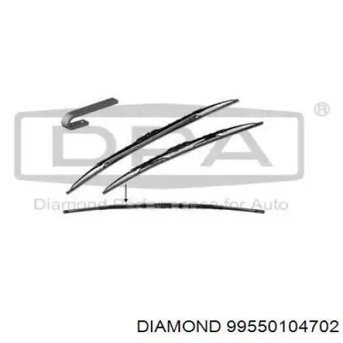 99550104702 Diamond/DPA щітка-двірник заднього скла