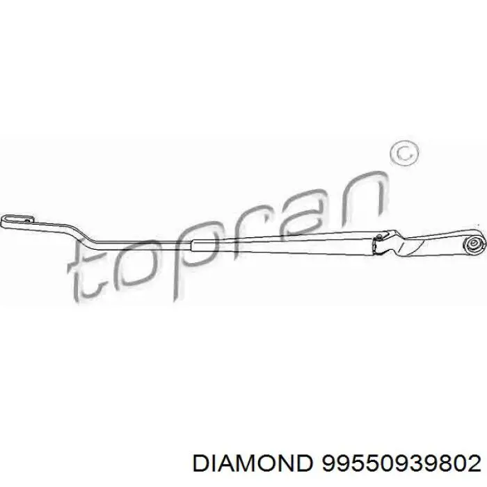 Важіль-поводок склоочисника лобового скла 99550939802 Diamond/DPA