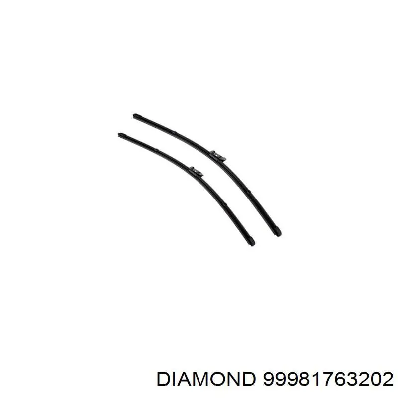 Щітка-двірник лобового скла, комплект з 2-х шт. Diamond/DPA 99981763202 ціна, від 15.14 USD