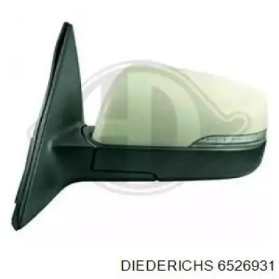 876102K661 Hyundai/Kia Дзеркало заднього виду, ліве