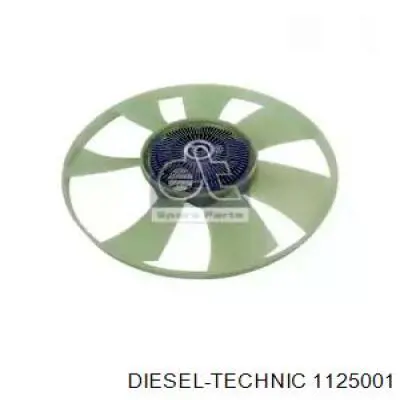 1125001 Diesel Technic вентилятор/крильчатка радіатора охолодження