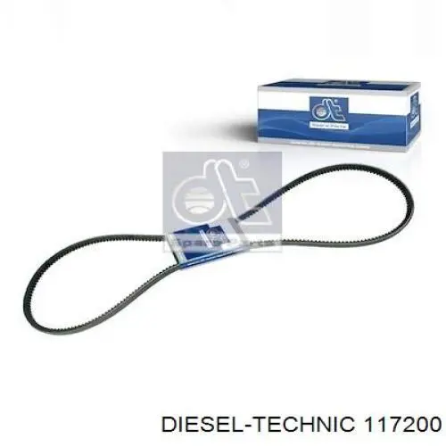 Сальник задньої маточини 117200 Diesel Technic