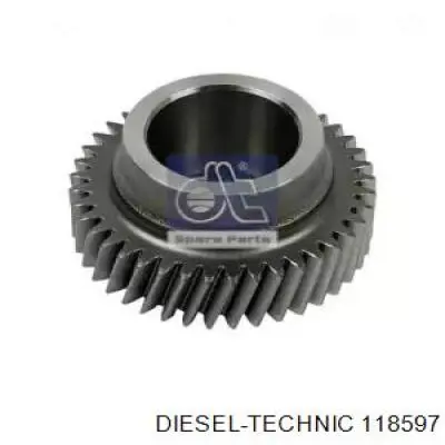 118597 Diesel Technic Шестерня колінвала пневмокомпресора (TRUCK)