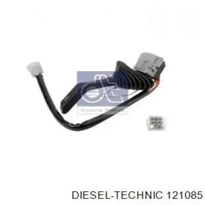 Перемикач підрульовий, лівий Diesel Technic 121085 ціна, від 38.44 USD