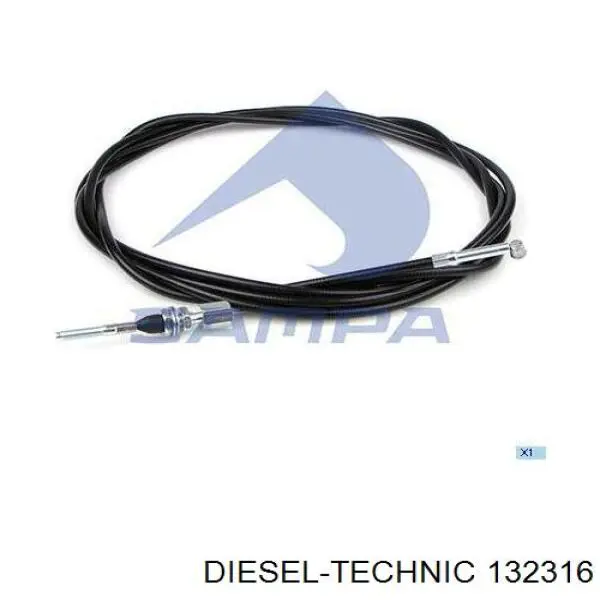 132316 Diesel Technic Ремкомплект циліндра перекидання кабіни