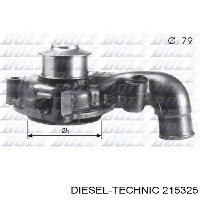 Кришка/пробка розширювального бачка 215325 Diesel Technic