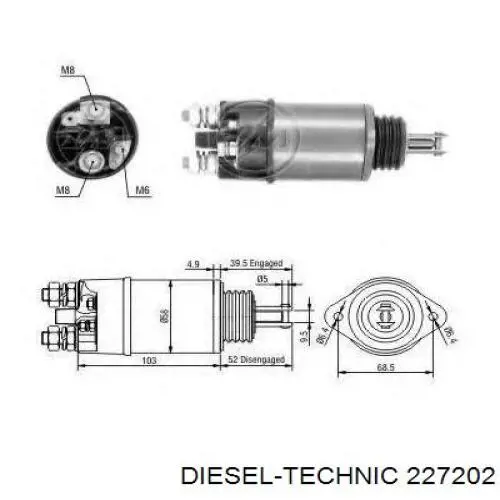  Diesel Technic 227202 ціна, від 0.94 USD