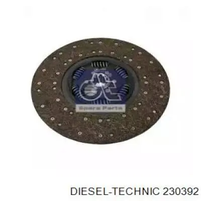 Диск зчеплення 230392 Diesel Technic