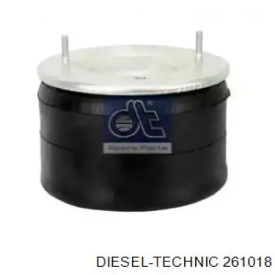 Пневмоподушка/Пневморессора моста переднього Diesel Technic 261018 ціна, від 80.73 USD