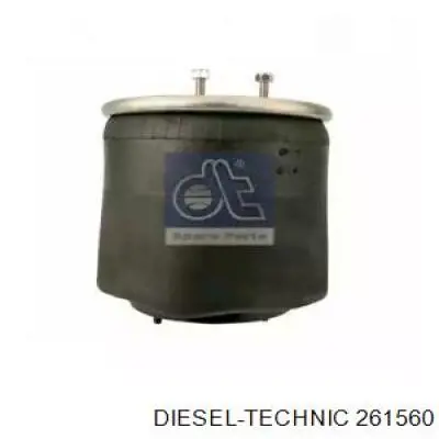 Купити 261560 Diesel Technic Пневмоподушка/Пневморессора моста переднього