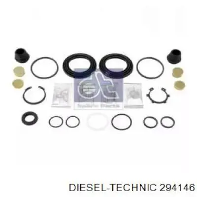 Ремкомплект супорту гальмівного заднього Diesel Technic 294146 ціна, від 19.25 USD