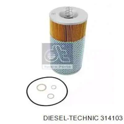 Масляний фільтр двигуна Diesel Technic 314103 ціна, від 12.02 USD