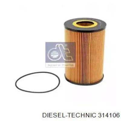 Масляний фільтр двигуна Diesel Technic 314106 ціна, від 13.17 USD