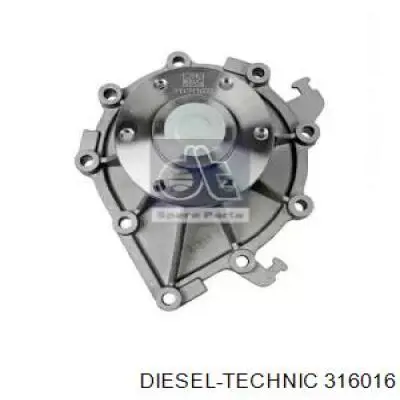 316016 Diesel Technic помпа водяна, (насос охолодження)