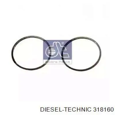 318160 Diesel Technic прокладка випускного колектора