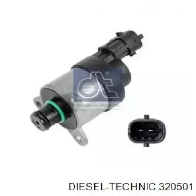 Клапан регулювання тиску, редукційний клапан ПНВТ 320501 Diesel Technic