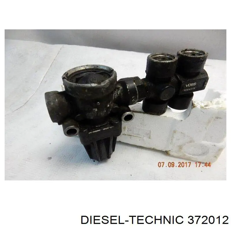 372012 Diesel Technic Клапан обмеження тиску пневмосистеми