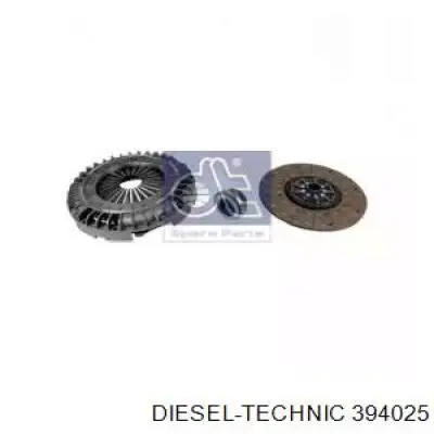 Комплект зчеплення (3 частини) Diesel Technic 394025 ціна, від 824.94 USD