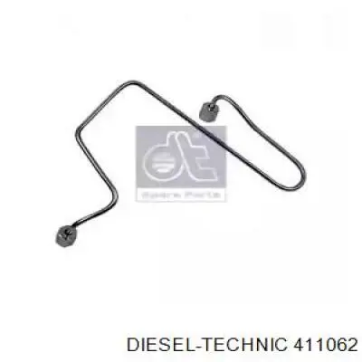 Купити 411062 Diesel Technic Трубка паливна форсунки 2-го циліндру