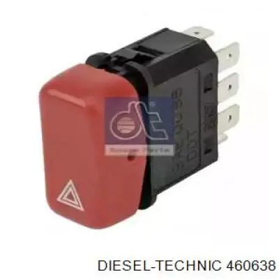 Кнопка включення аварійної сигналізації Diesel Technic 460638 ціна, від 10.50 USD