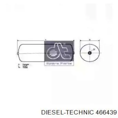 A0054323001 Mercedes Ресивер пневматичної системи