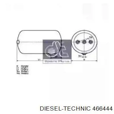 Ресивер пневматичної системи Pneumatics PNAT060 ціна, від 31.96 USD