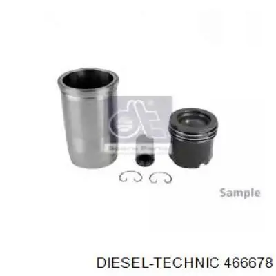 Комплект поршневий (поршень + гільза) Mercedes A4570302637 ціна, від 184.90 USD