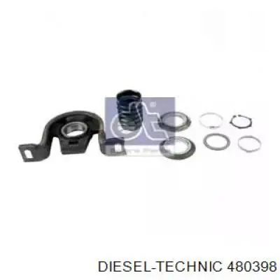 Підвісний підшипник карданного валу Diesel Technic 480398 ціна, від 30.96 USD